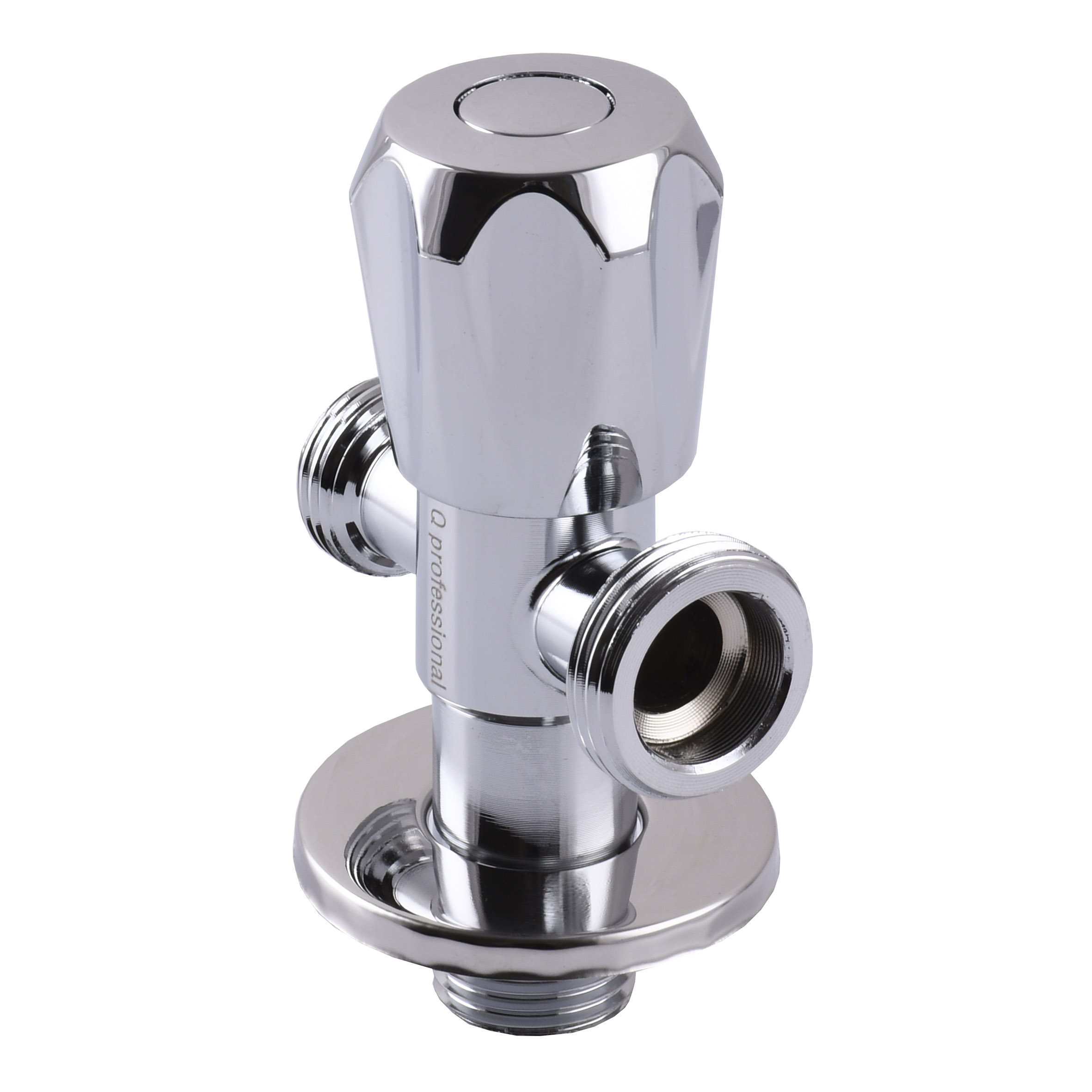 Кран вентильний кутовий Professional 1/2″X1/2″X3/4″ NV-QP555 в інтернет-магазині Yago