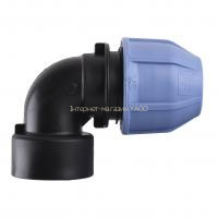 Коліно ПНД Vsplast 25*1 '' **  ВР 4002 в інтернет-магазині Yago