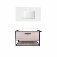Комплект Qtap тумба підвісна Taurus 800х580х437 мм Whitish oak + раковина врезная Albatross QT71TA44026