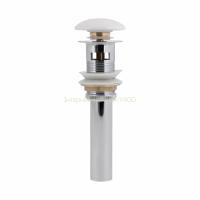 Донний клапан для раковини Qtap PU02O 225х70х70 White з переливом