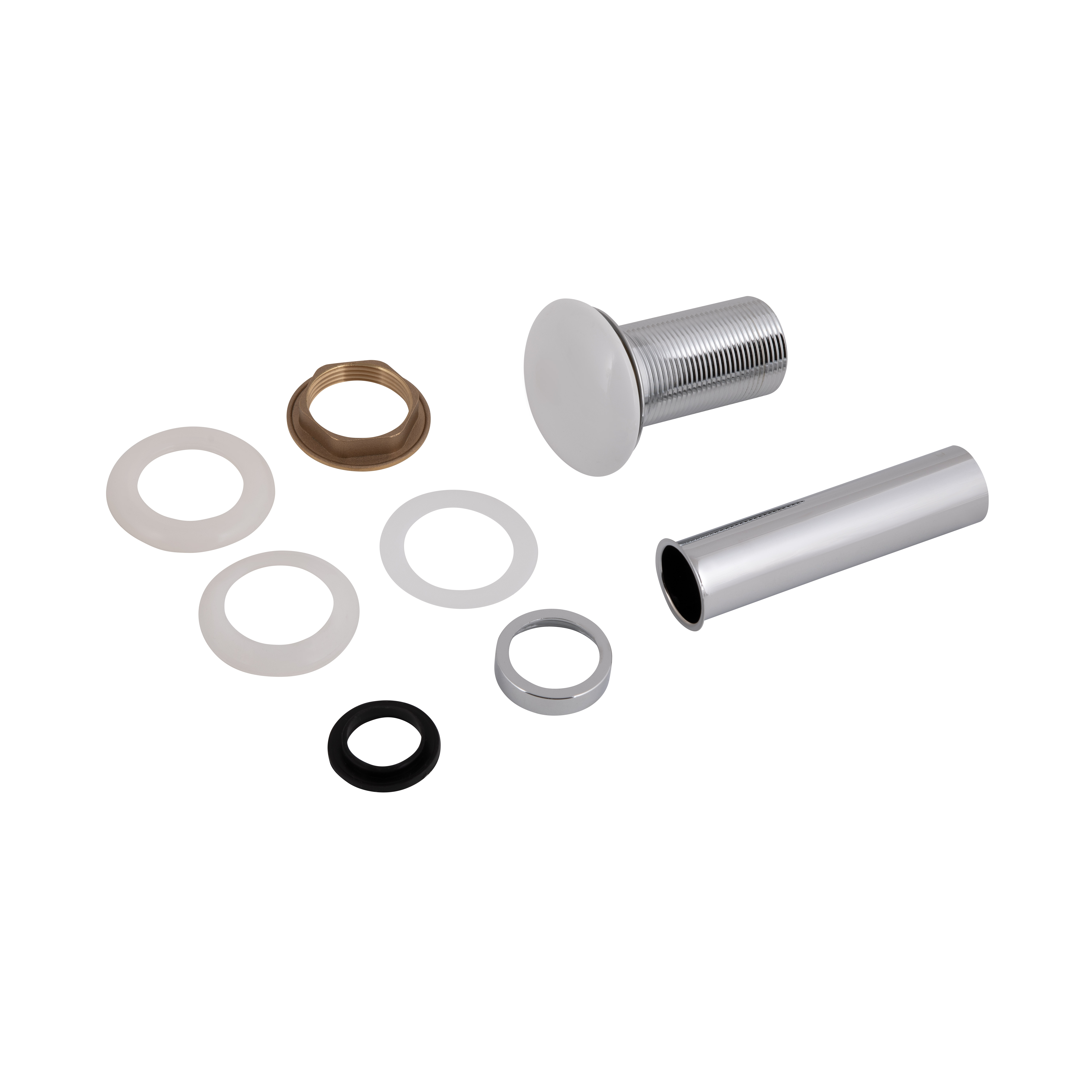 Донний клапан для раковини Qtap PU02 225х70х70 White