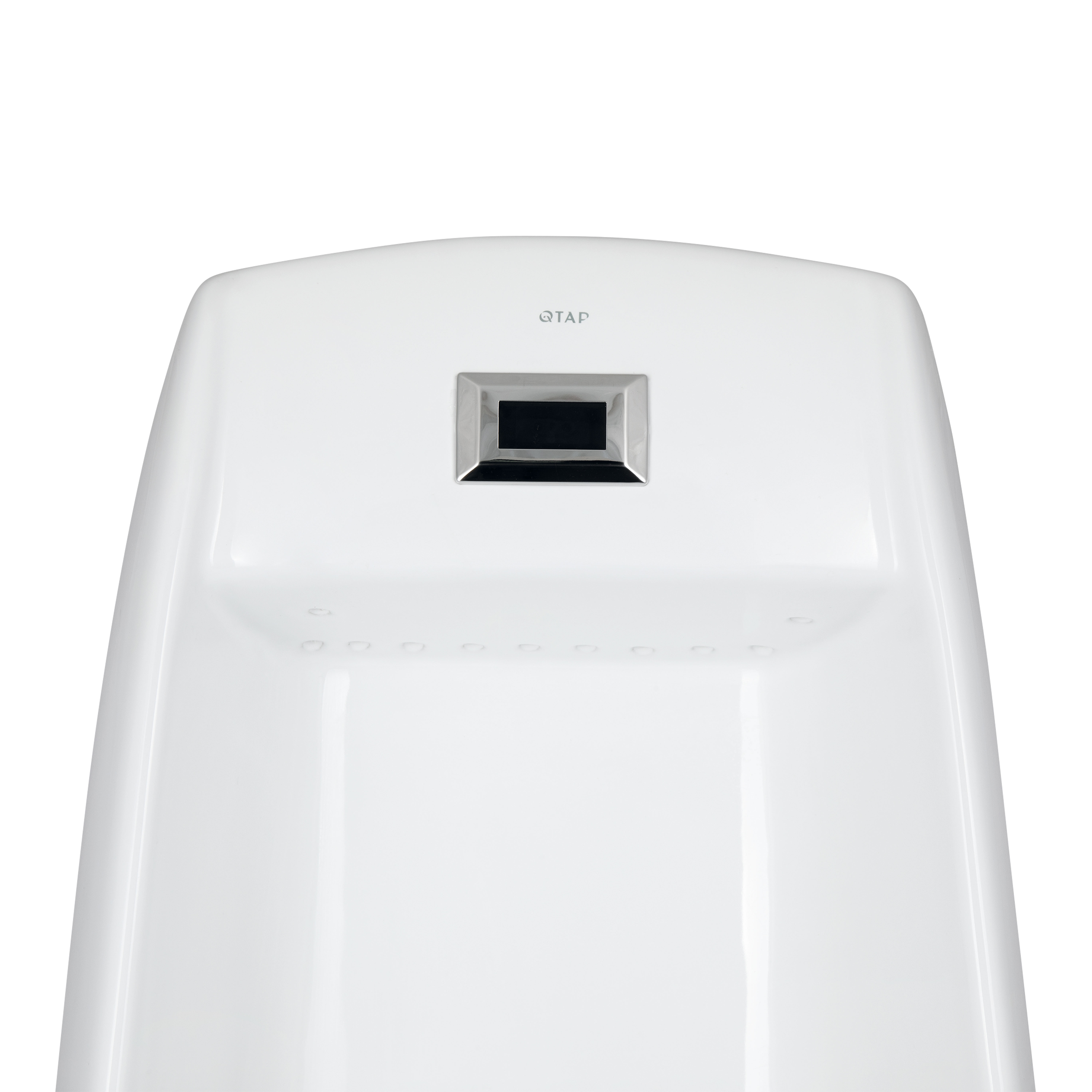 Пісуар підлоговий Qtap Scorpio з ІЧ-датчиком автоматичного змиву 430х370х990 White QT1488101HW