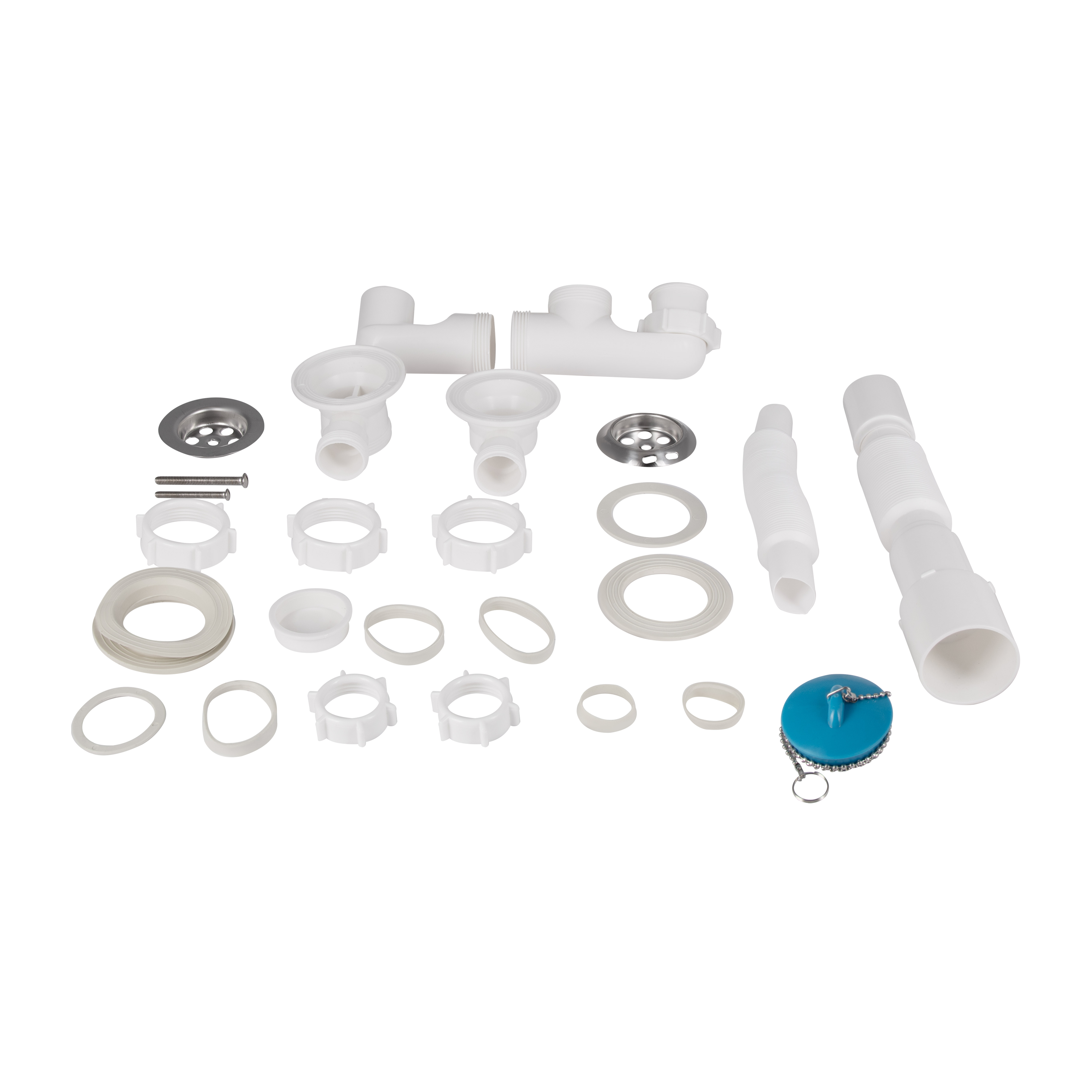 Сифон для ванни Lidz (WHI) 60 03 V002 00 з ревізією (вихід 50 мм)