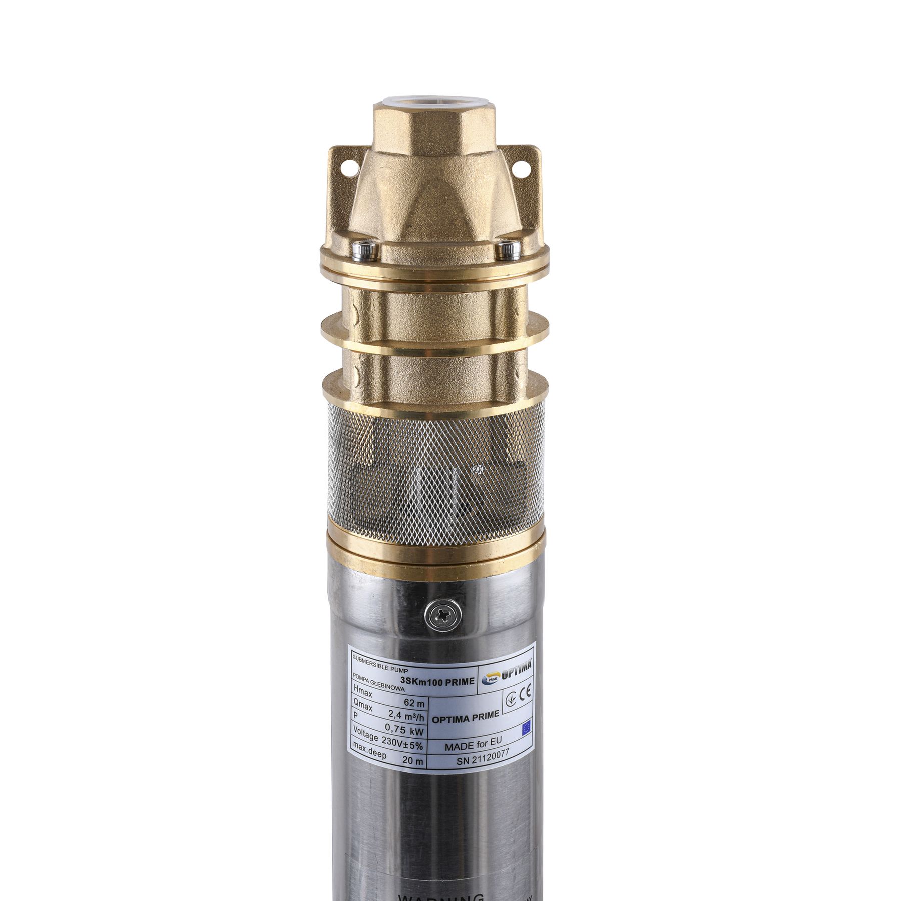 Насос свердловинний вихровий OPTIMA 3SKm100 PRIME 0.75кВт + кабель 20м+ пульт в інтернет-магазині Yago