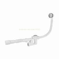 Сифон для ванни Lidz (WHI) 60 03 V002 01 з ревізією (вихід 50 мм)