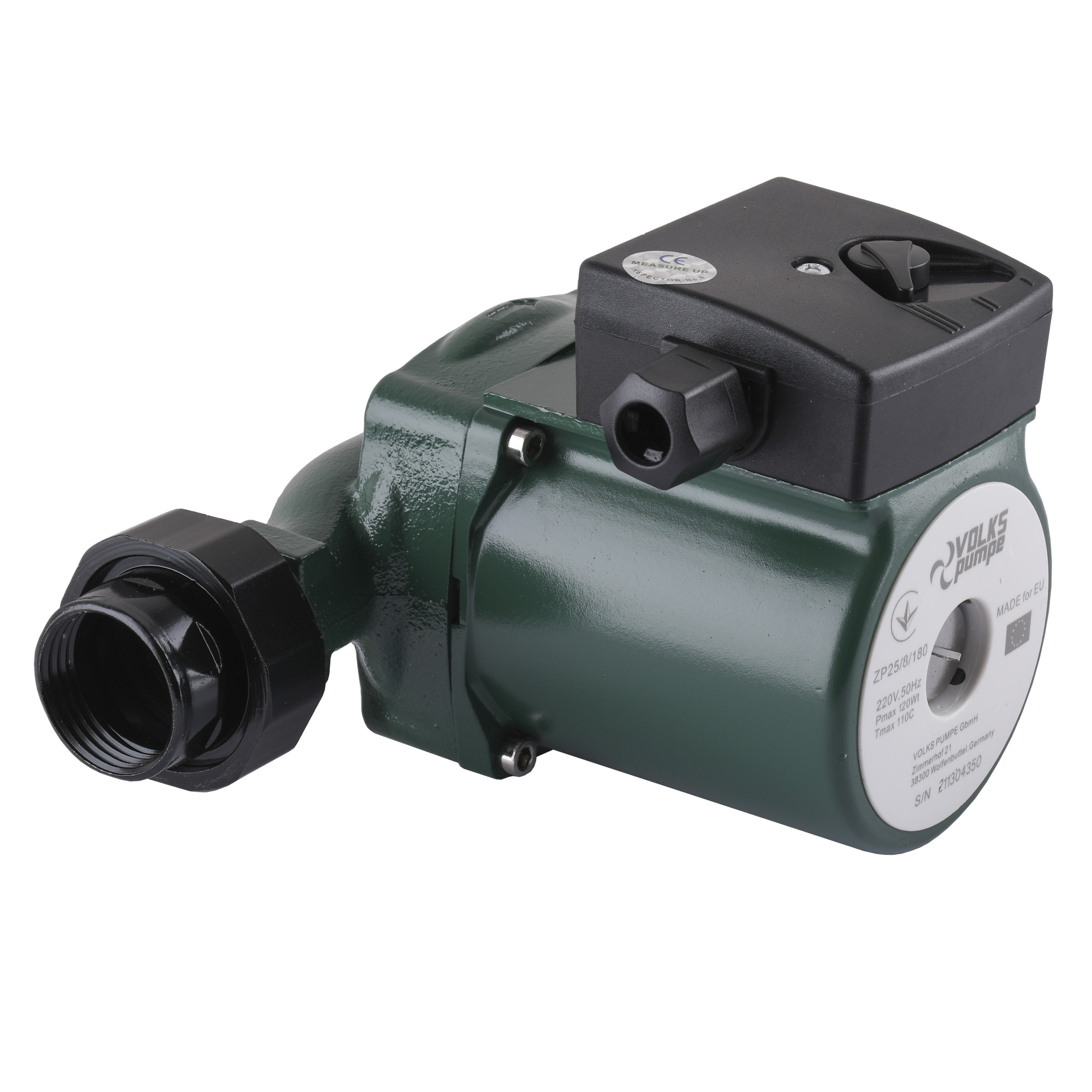 Насос циркуляційний VOLKS pumpe  ZP25/8 180мм + гайки в інтернет-магазині Yago