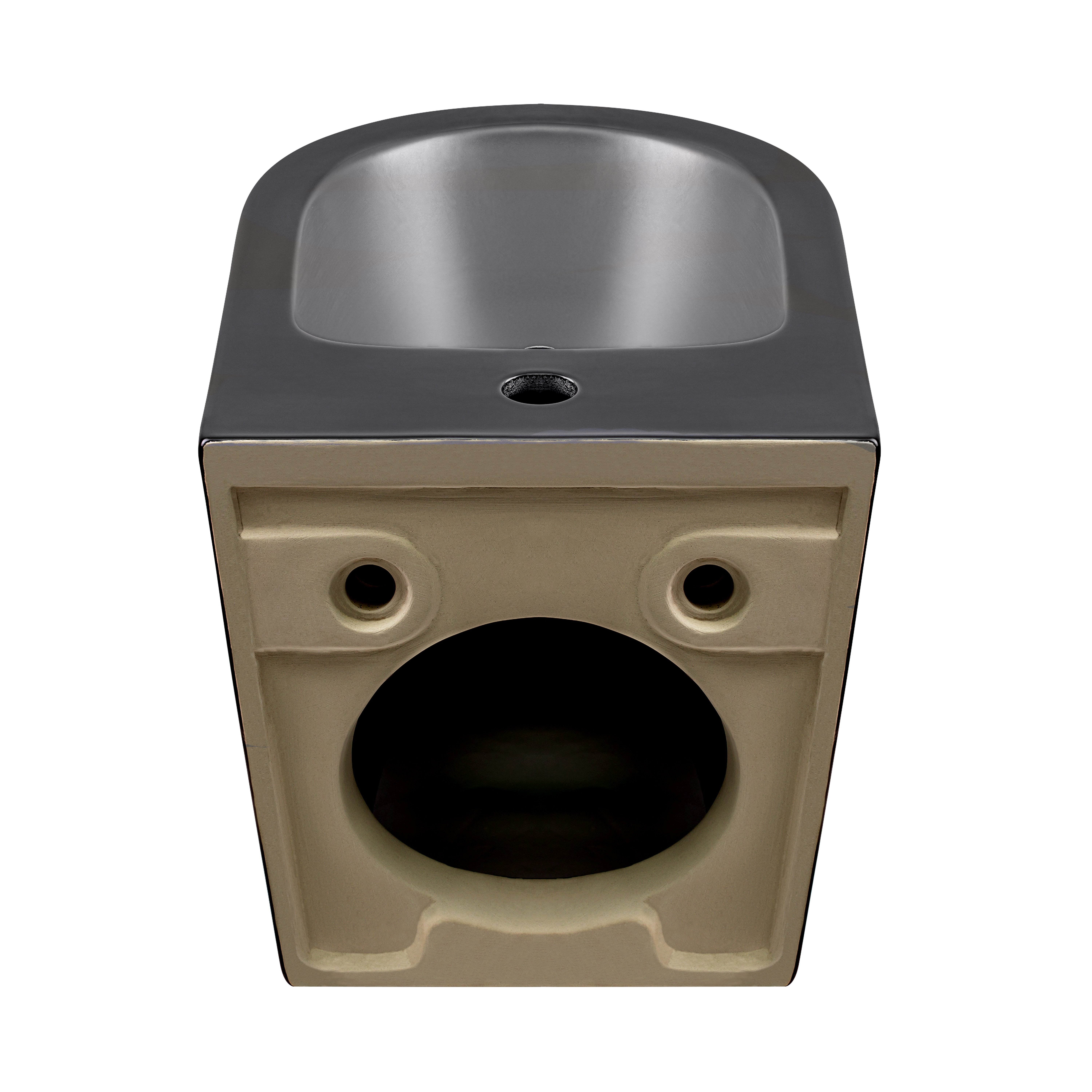 Біде підвісне Qtap Scorpio 515x360x345 Matt black QT1455053FMB