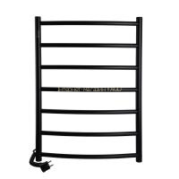 Рушникосушарка UNIO LD EL 700-500-7 BLK Драбинка Дуга електро чорна в інтернет-магазині Yago