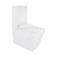 Унітаз-компакт Qtap Crow безобідковий з сідінням Soft-close QT05222170W