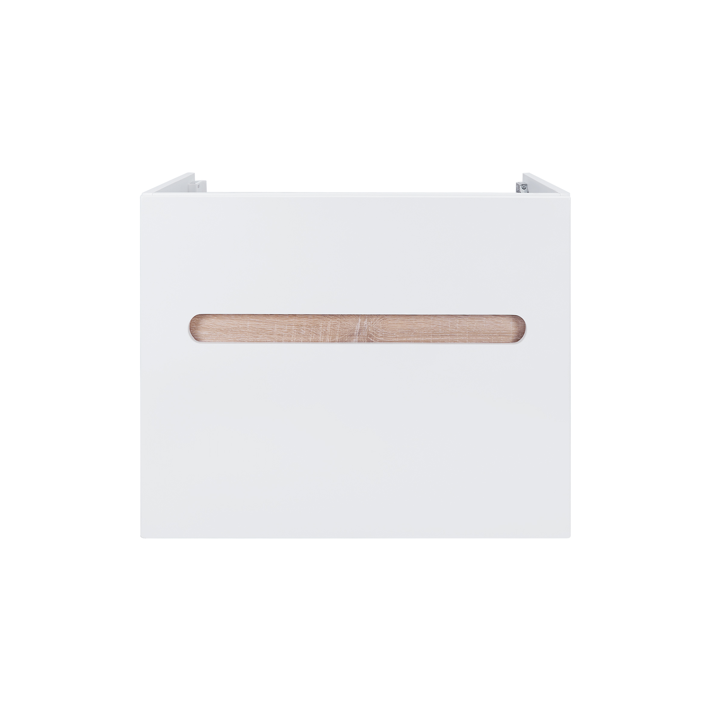 Тумба підвісна Qtap Virgo 700х580х437 White/Whitish oak QT1874TPА701W