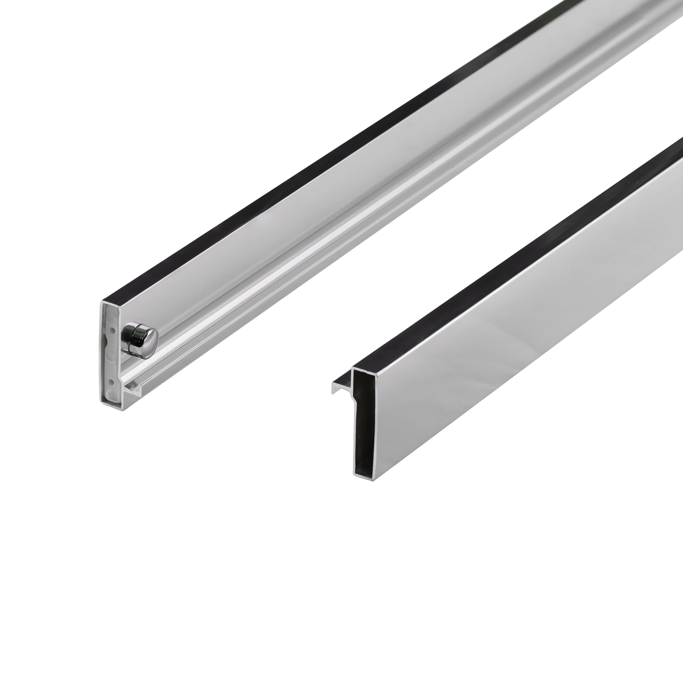 Душові двері в нішу Qtap Taurus CRM201-11.C6 97-108x200 см, скло Clear 6 мм, покриття CalcLess