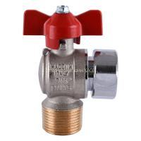 Кран кульовий котловий 3/4″  301208R кутовий з накидною гайкою  TECNOVIELLE S.p.A. в інтернет-магазині Yago