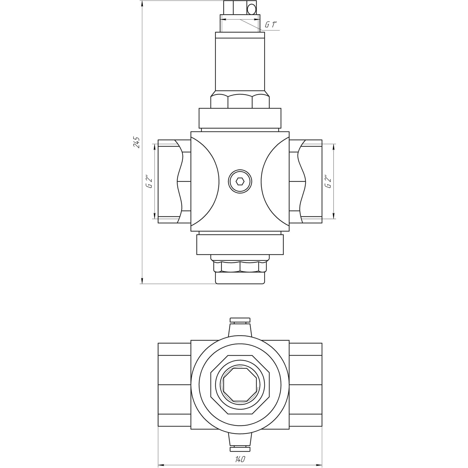 Редуктор ITAP 2″ RINOX 197/143 в інтернет-магазині Yago