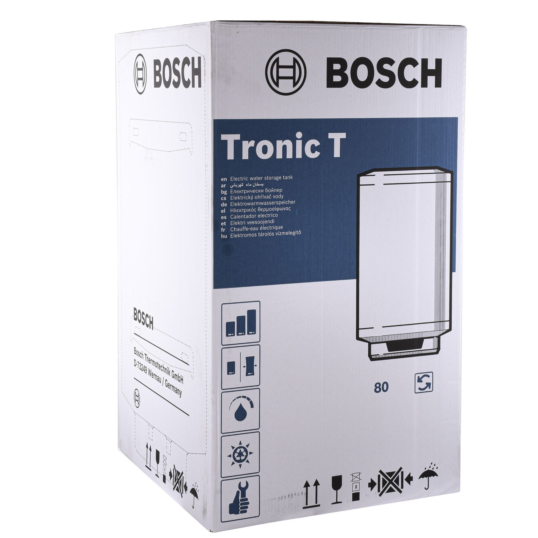 Водонагрівач Bosch Tronic 8000 T ES 080-5 2000W сухий ТЕН, електронне керування в інтернет-магазині Yago
