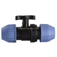 Кран кульовий ПНД Vsplast  40  6001 в інтернет-магазині Yago