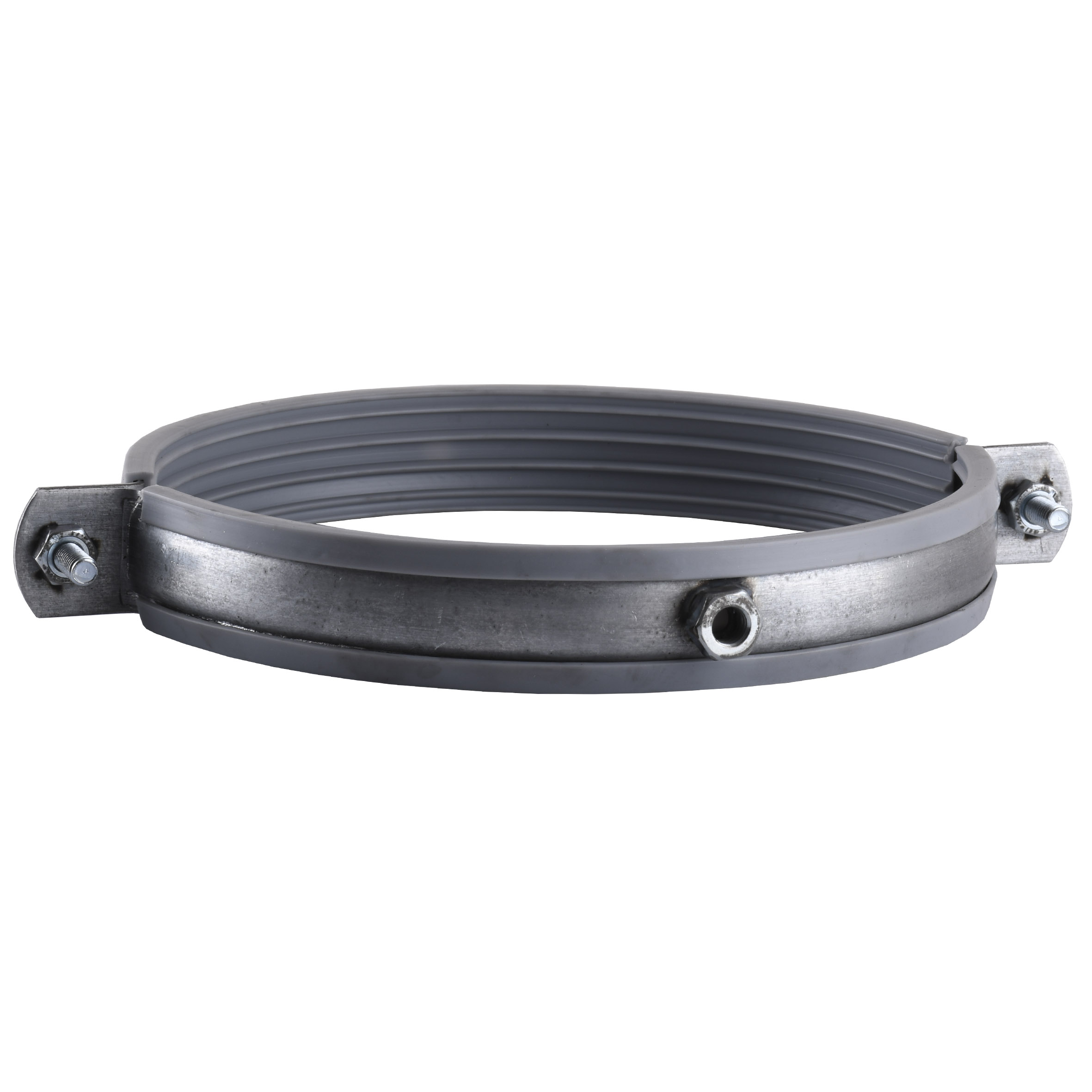 Хомут в зборi CR 6″ (158-168мм) з гвинтом-шурупом 8*120 та дюбелем в уп., сірий в інтернет-магазині Yago