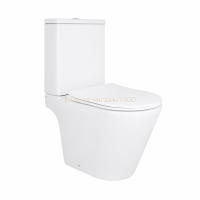 Унітаз підлоговий Qtap Dove Rimless безобідковий з сидінням Soft-close WHITE QT06228380BW