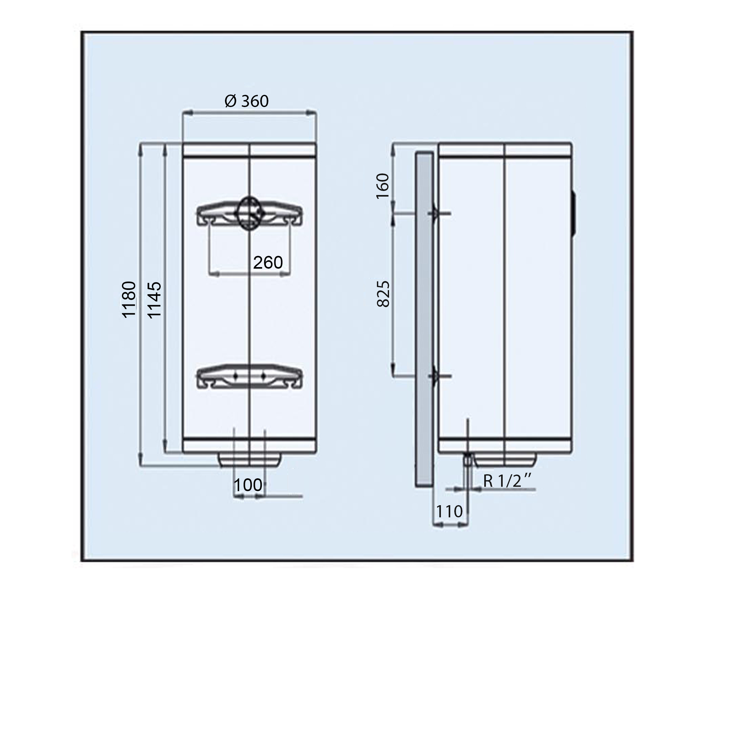 Водонагрівач LEOV LV Slim Dry 80 l сухий тен (80L Slim D) в інтернет-магазині Yago