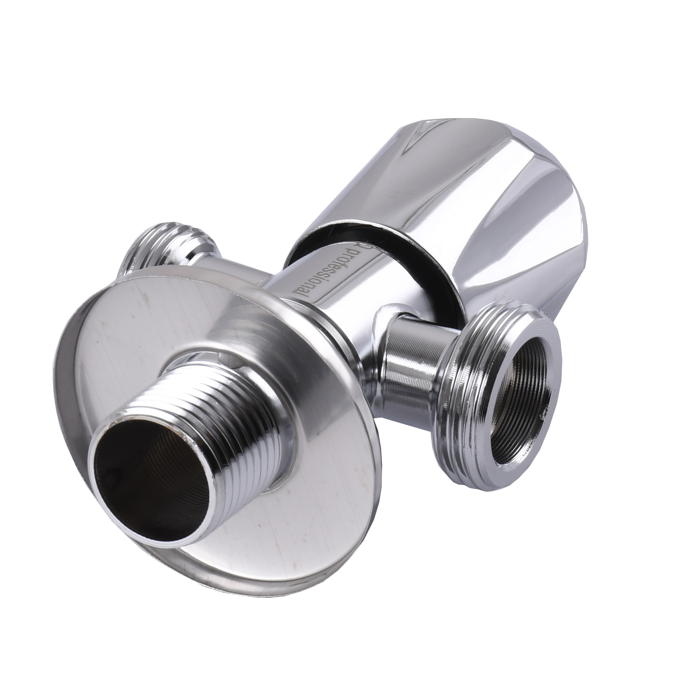 Кран вентильний кутовий Professional 1/2″X1/2″X3/4″ NV-QP555 в інтернет-магазині Yago