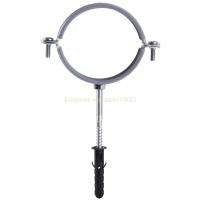 Хомут в зборi CR 3″ (85-94мм) з гвинтом-шурупом 8*100 та дюбелем в уп., сірий в інтернет-магазині Yago