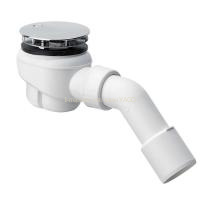 Сифон для душ кабiни VIEGA Ø85 пластик з метал. решіткою 208615