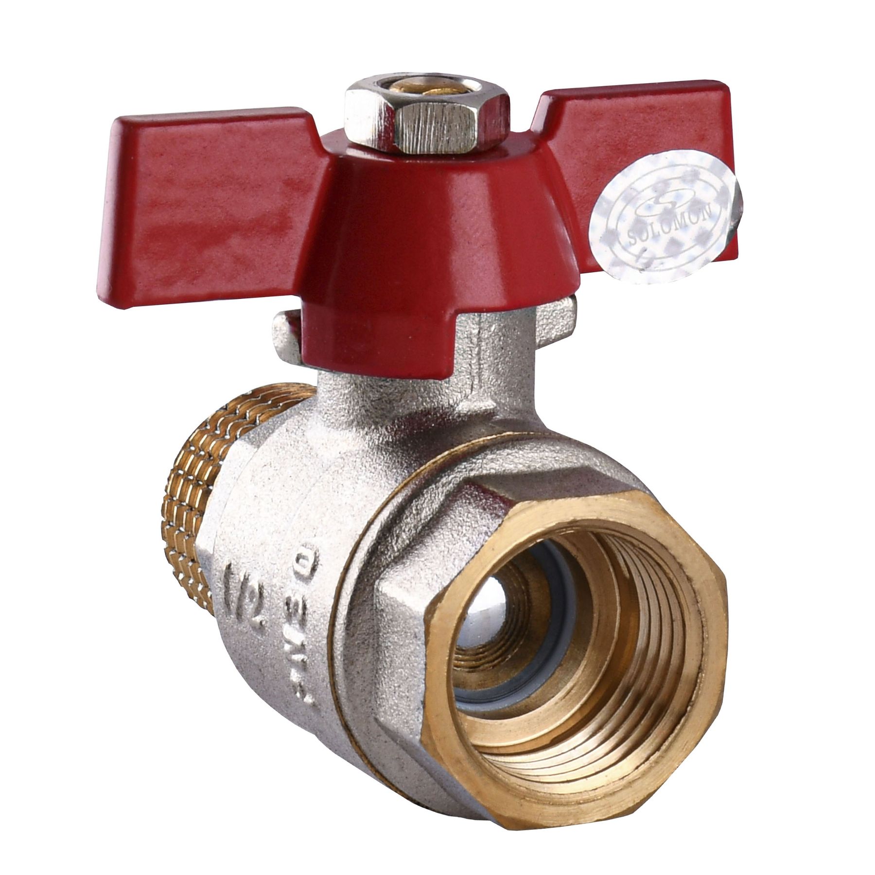 Кран кульовий прямий SOLOMON  1/2″ ЗВ КБ PN30 B1015 в інтернет-магазині Yago