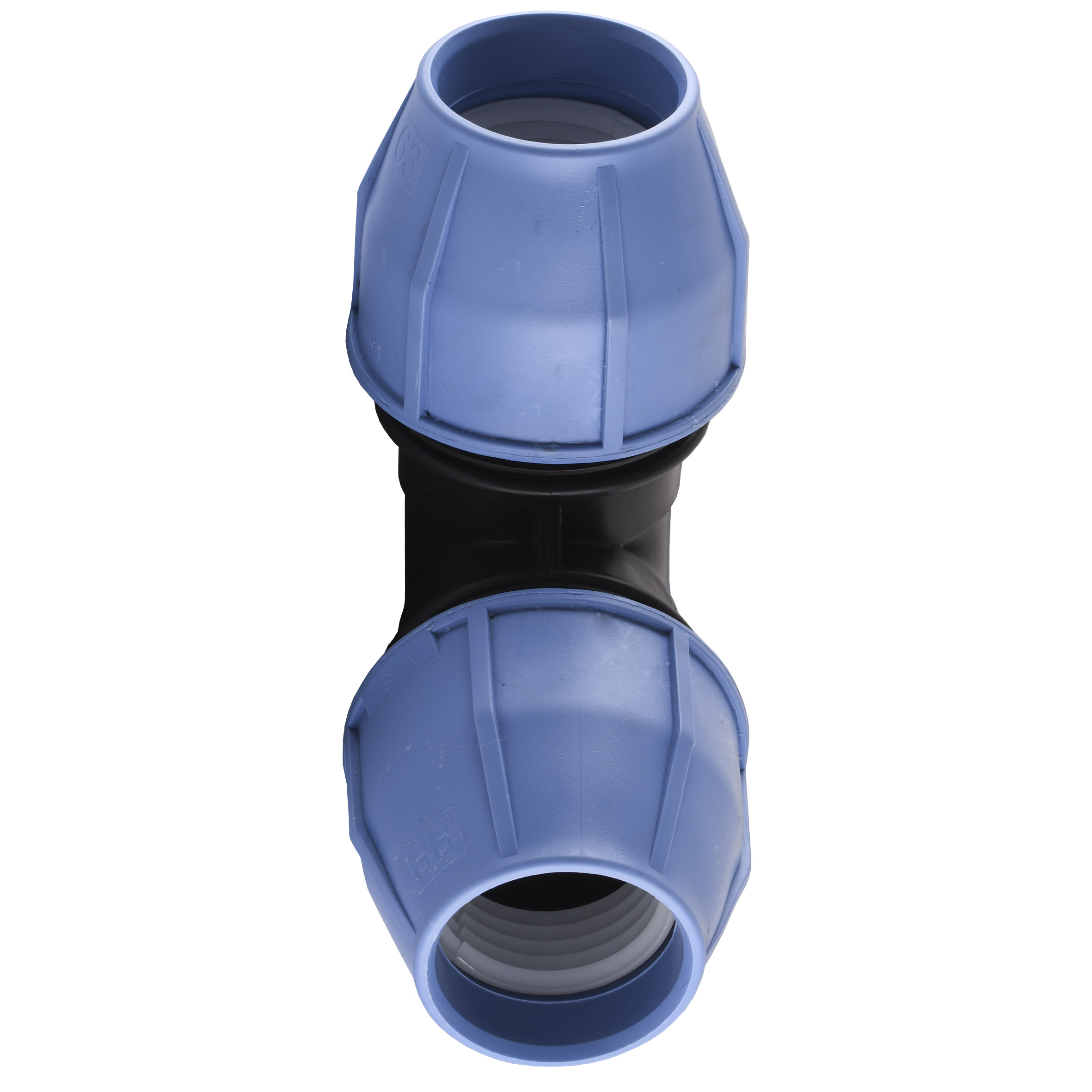 Коліно ПНД Vsplast  63*63  4001 в інтернет-магазині Yago