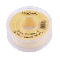 Фум стрічка тефлонова PROFI S-1204 (19*15*0,20) газова CRISTAL в інтернет-магазині Yago