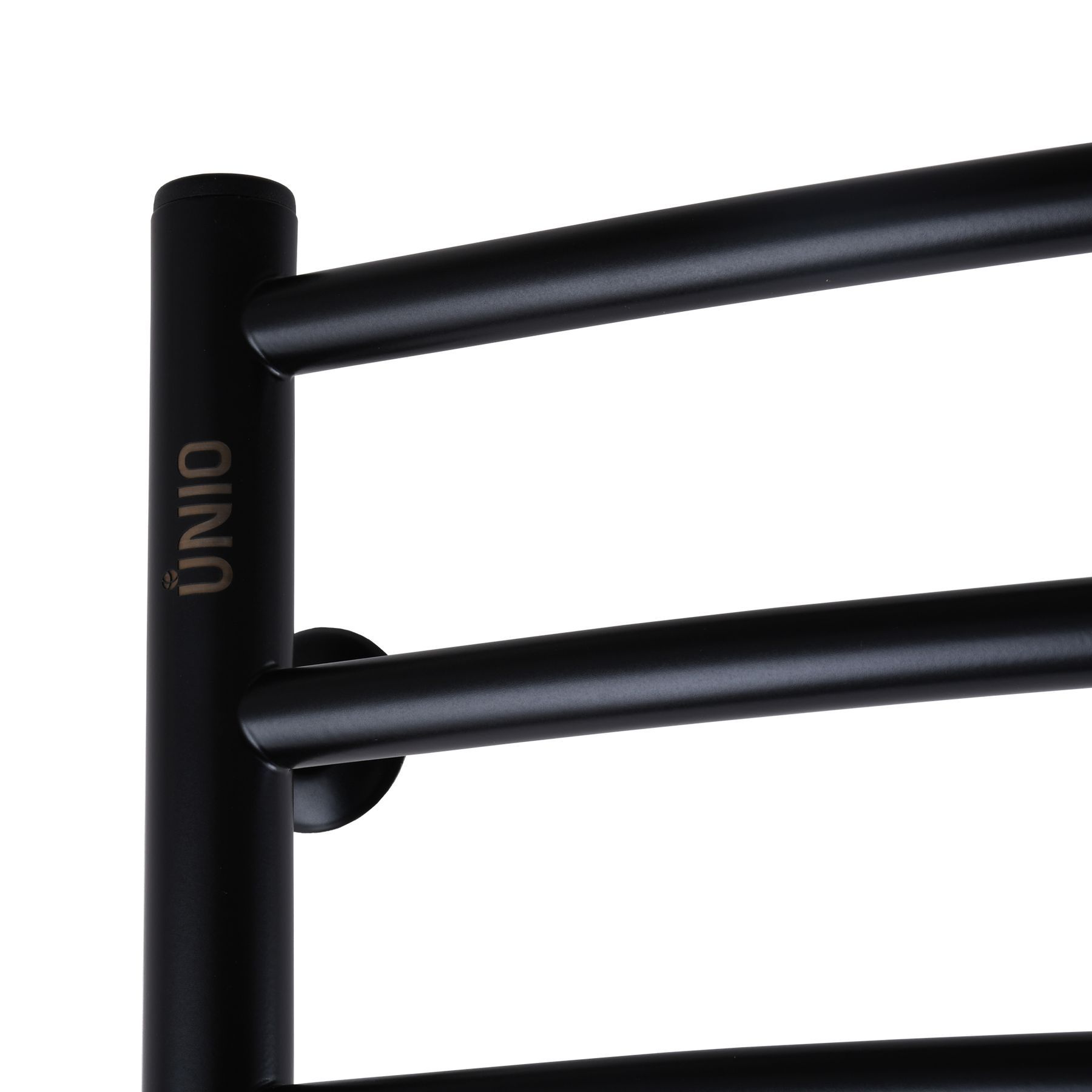 Рушникосушарка UNIO LDE EL 1000-500-9 BLK Драбинка Дуга Еліт електро чорна в інтернет-магазині Yago