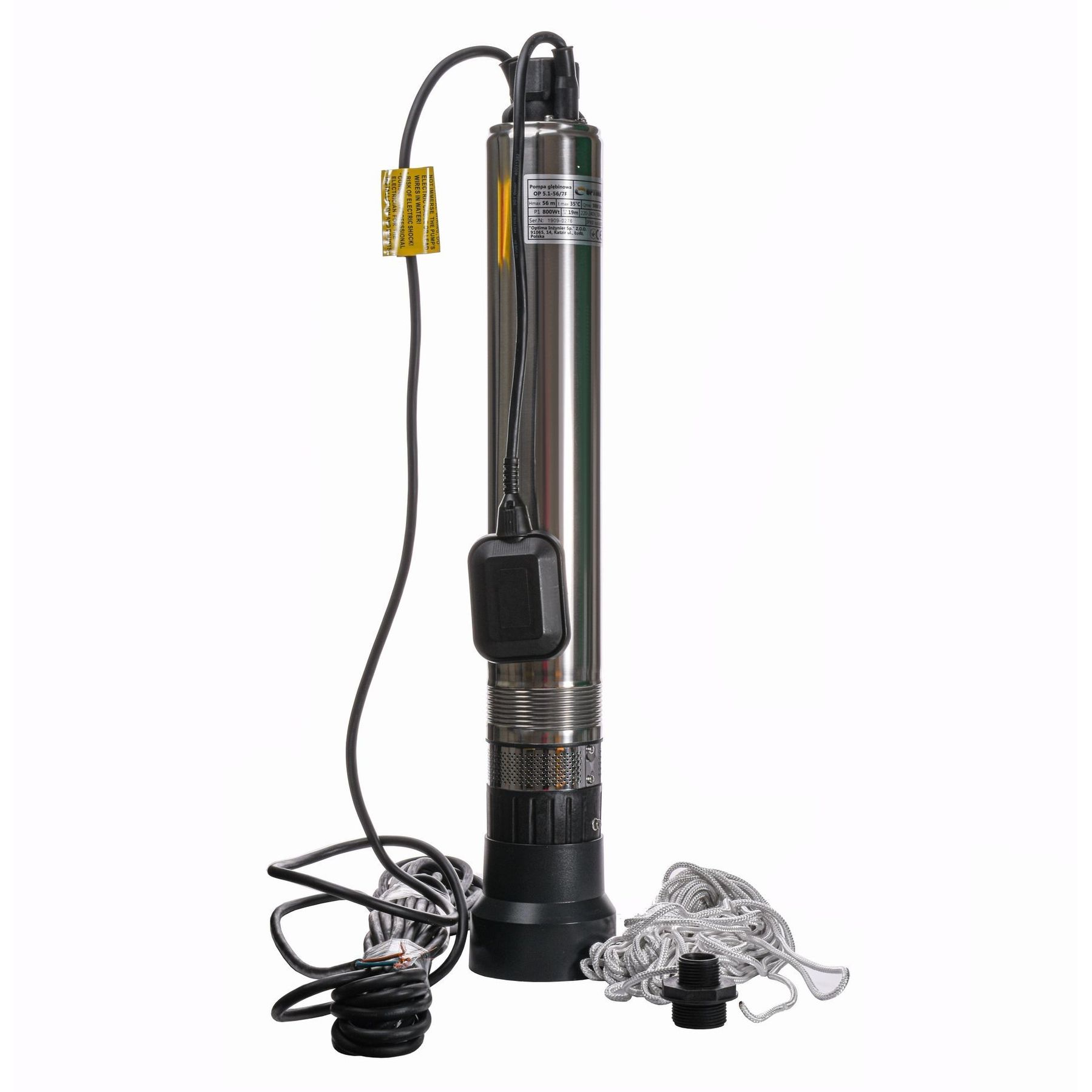 Насос колодязний OPTIMA OP 5,1 - 56/7  F 0,8кВт (з поплавком) в інтернет-магазині Yago