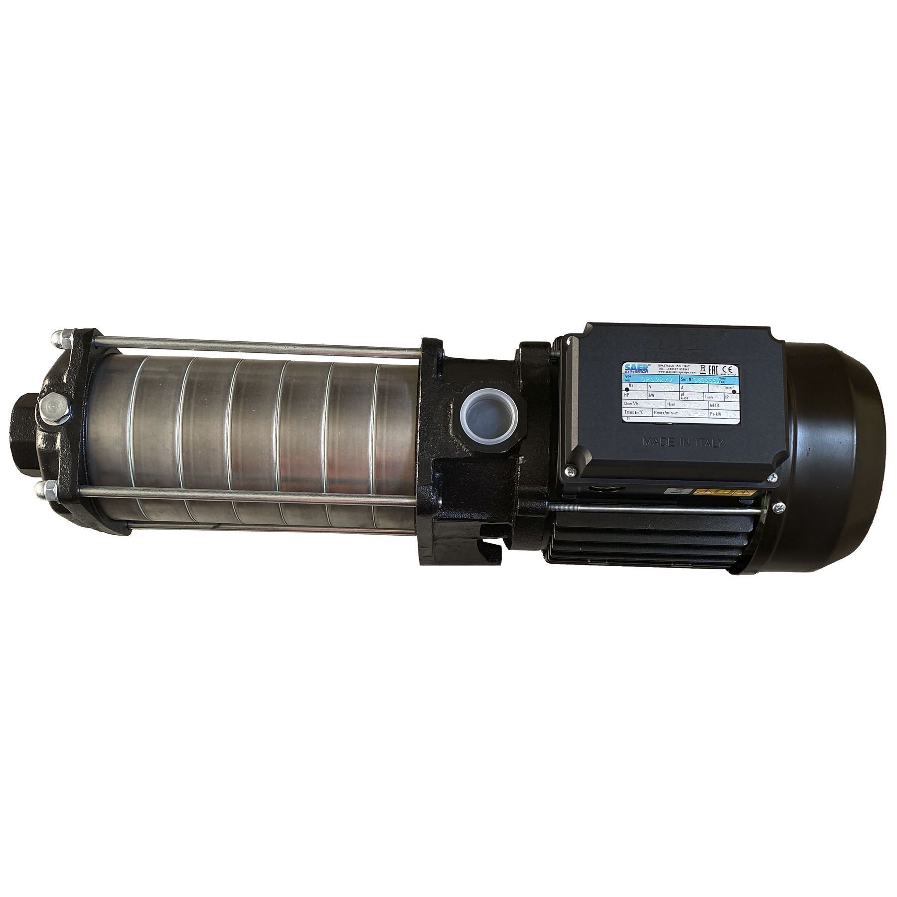 Насос відцентровий горизонтальний багатоступеневий OP-32R/7  1.1 кВт SAER (5,4 м3/ч, 59,5 м) в інтернет-магазині Yago