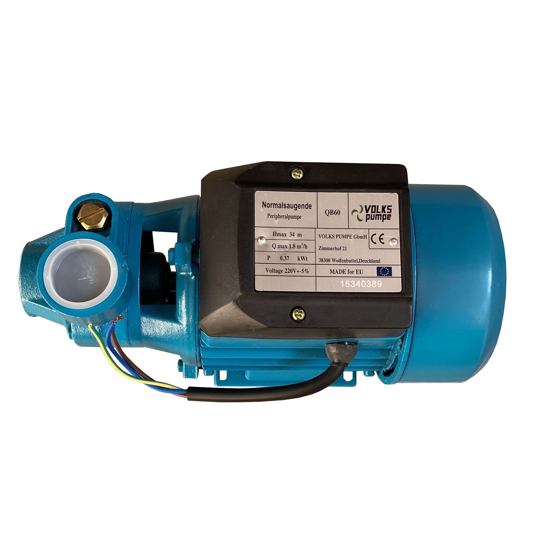 Насос вихровий VOLKS pumpe QB60 0,37кВт в інтернет-магазині Yago