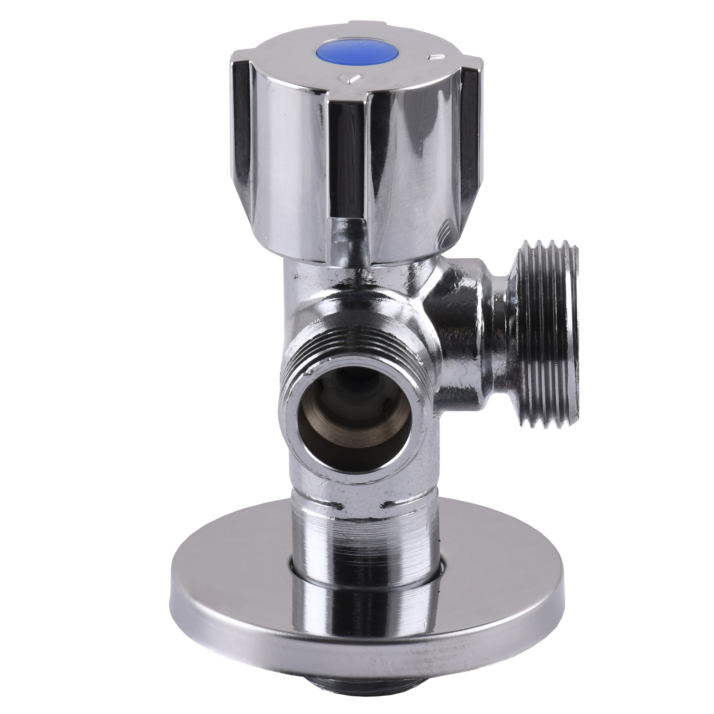 Кран кульовий кутовий подвійний SELBA 1/2″х 1/2″х3/4″ DOUBLE (SL1599) в інтернет-магазині Yago