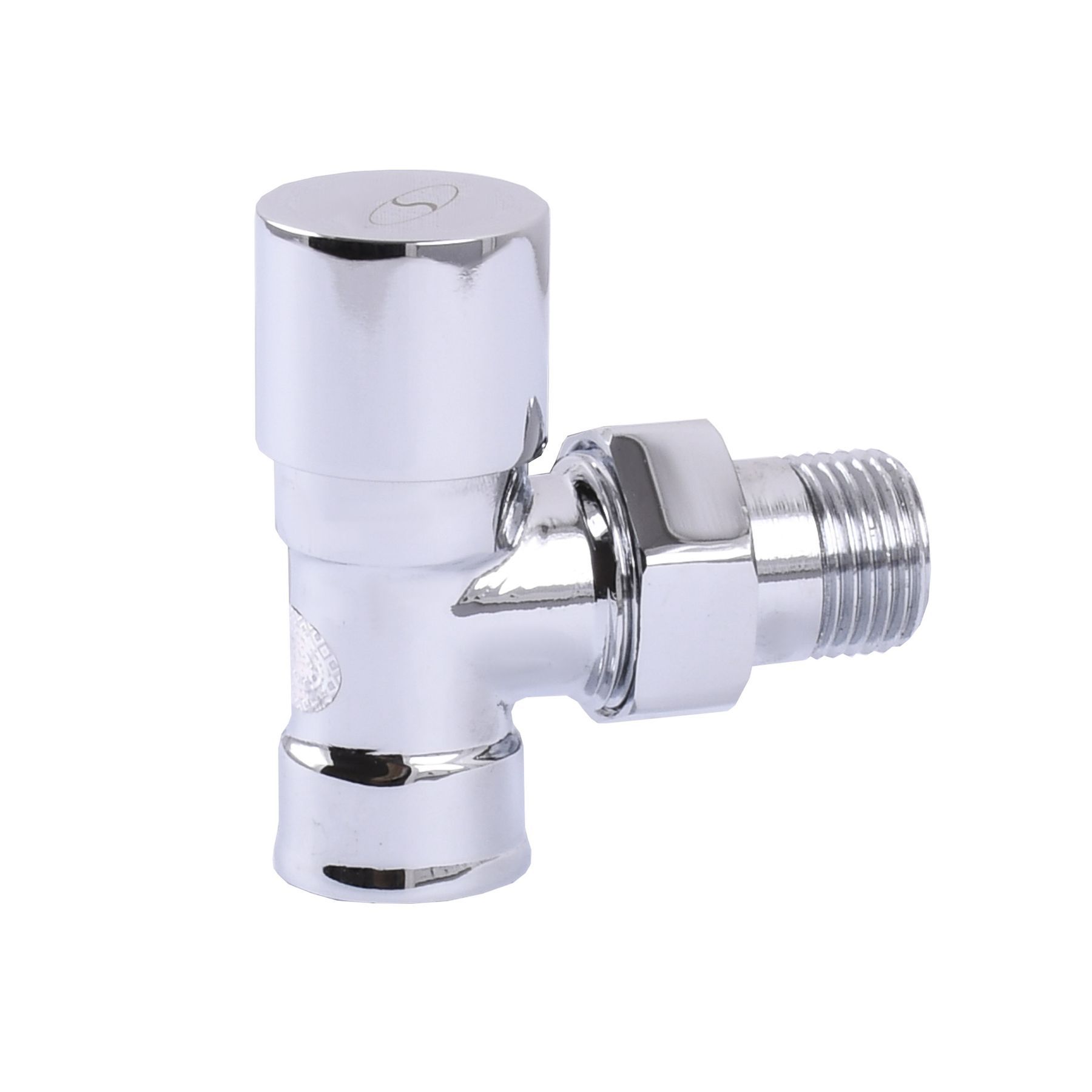 Кран вентильный с американкой1/2″ угловой п/ключ  CHROM Art. 1844 Solomon в інтернет-магазині Yago