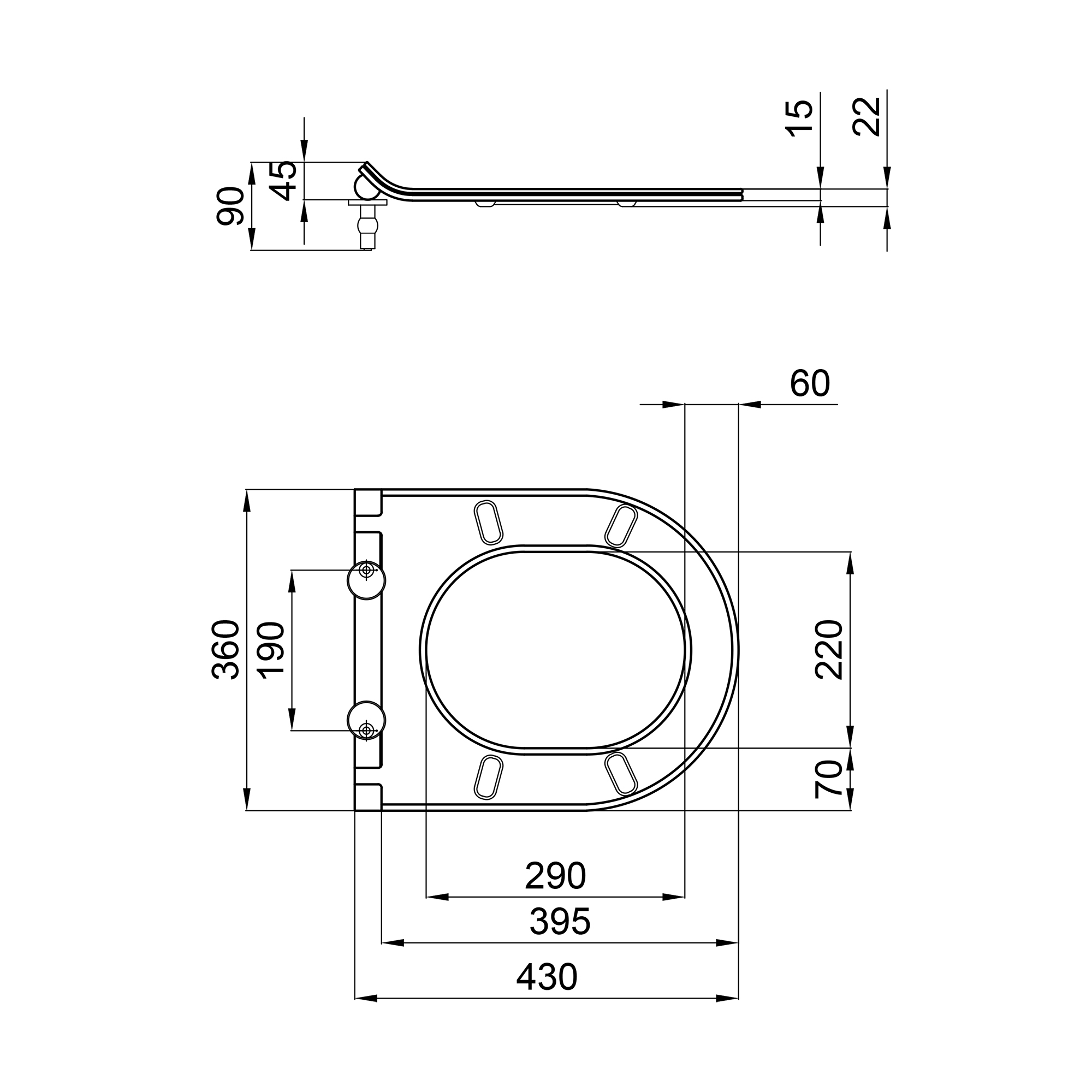 Сидіння для унітаза Qtap (Virgo) з мікроліфтом Slim QT99HY2111W