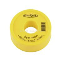 Фум стрічка тефлонова PROFI S-1201 (19*15*0,10) 76мм CRISTAL в інтернет-магазині Yago