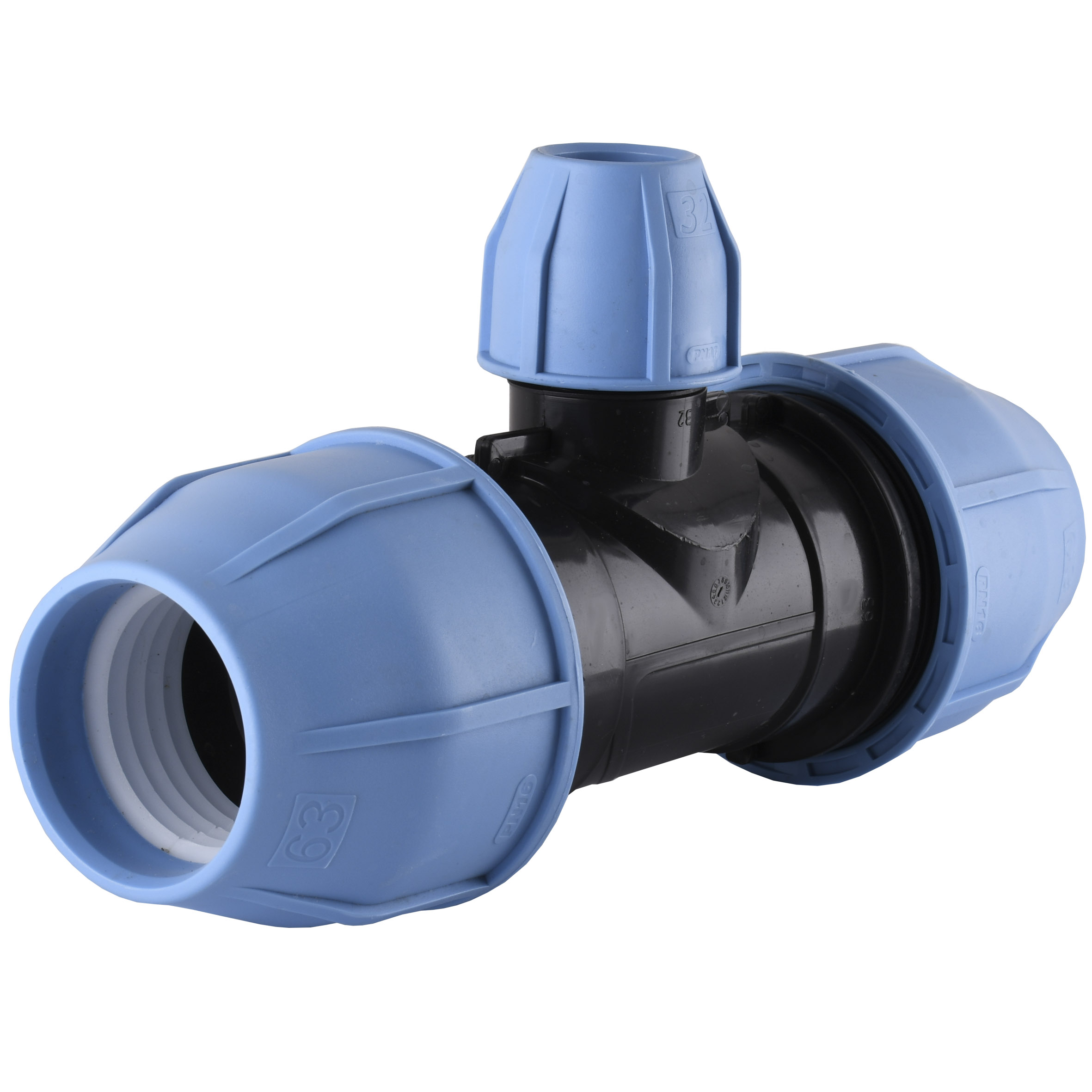 Трійник редукційний ПНД Vsplast 63*32*63  3004 в інтернет-магазині Yago