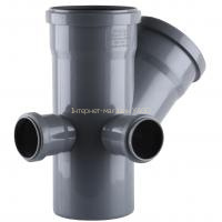 Хрестовина VSplast 2пл перех 110х110х45°+2(50х90°) (лівий та задній відвід) в інтернет-магазині Yago