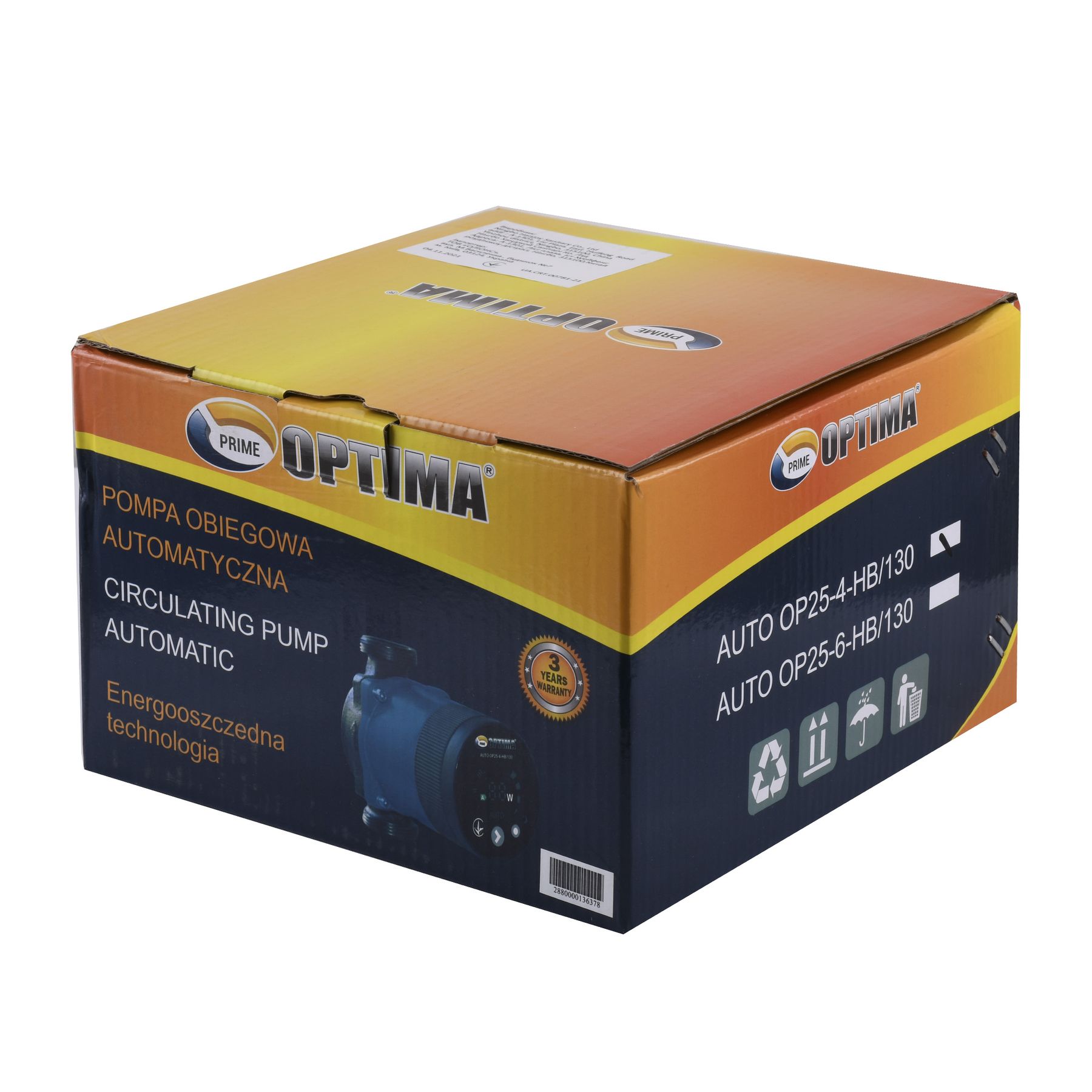 Насос циркуляційний енергоощадний  Optima PRIME OP25-40AUTO 130мм + гайки в інтернет-магазині Yago