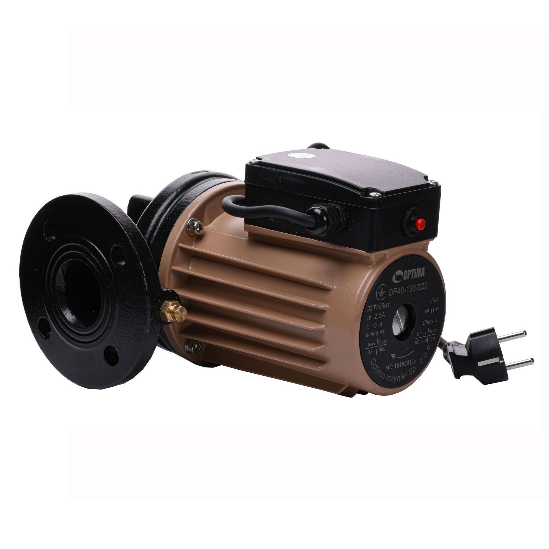 Насос циркуляційний фланцевий Optima OP40-130 220мм + кабель з вилкою в інтернет-магазині Yago