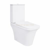 Унітаз-компакт Qtap Kalao безобідковий з сідінням Soft-close QT08221213AW