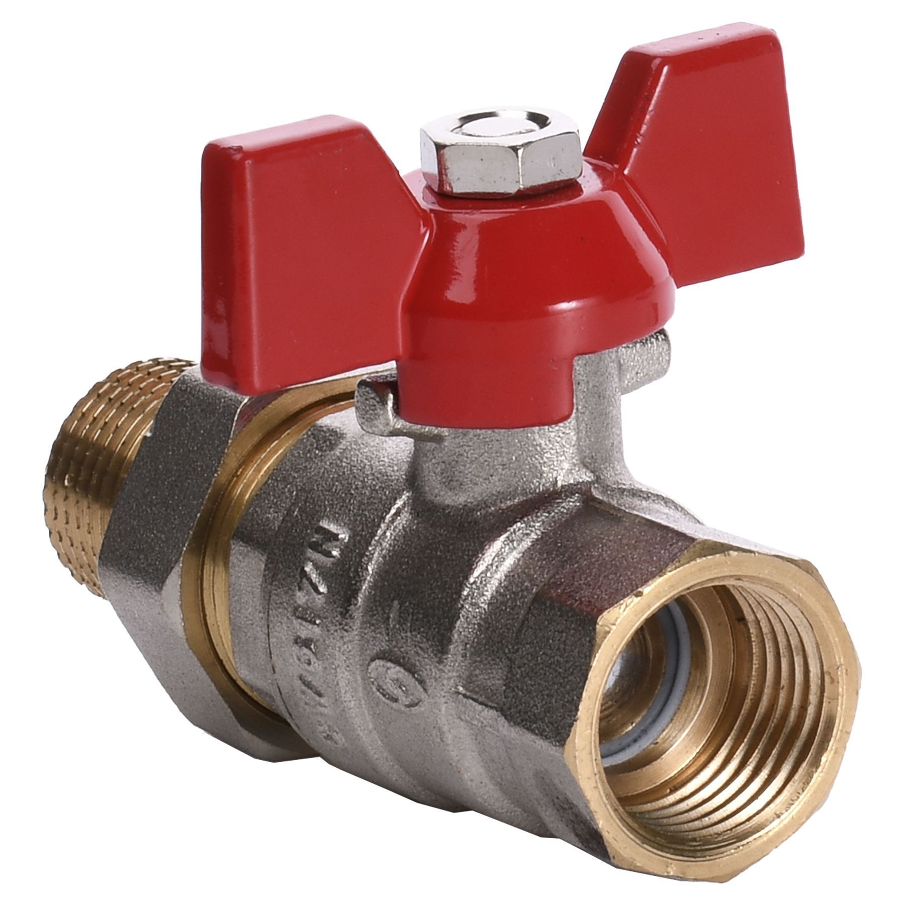 Кран кульовий прямий з американкою SOLOMON 1/2″ ПОСИЛЕНИЙ 1042 в інтернет-магазині Yago