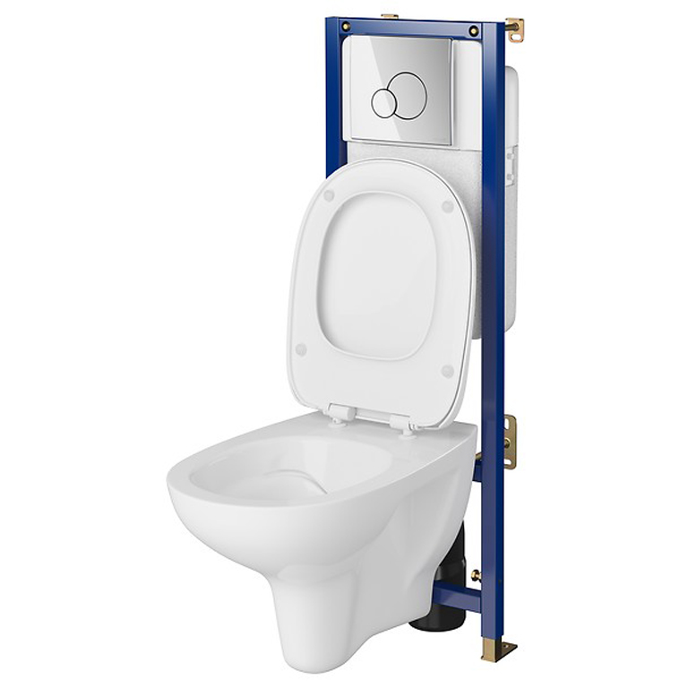 CET В 599  ІНСТ СИС-МА TECH LINE BASE  ARTECO CLEAN ON з кришкою поліп. ліфт кнопка BASE СIRCLE хром