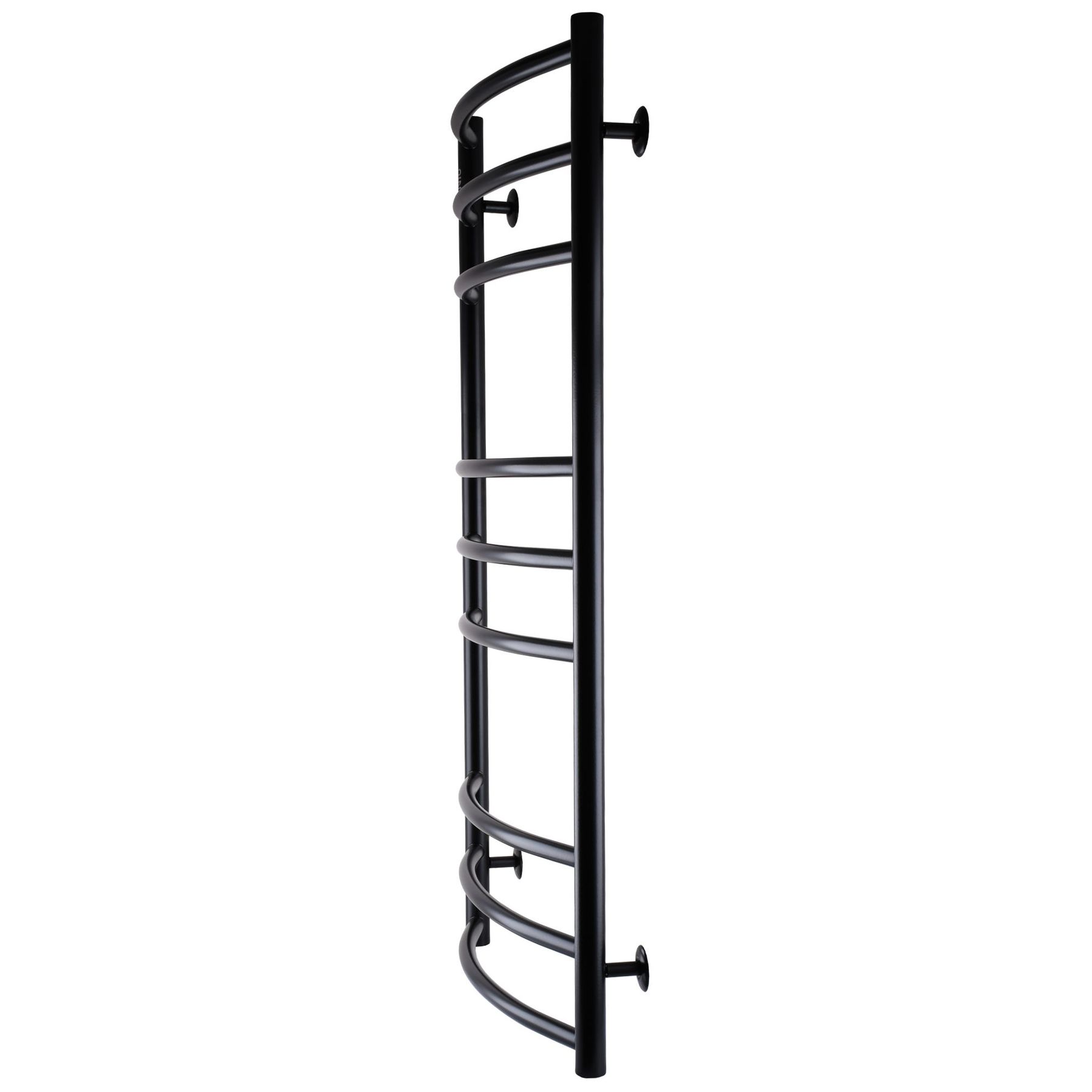 Рушникосушарка UNIO LDE W 1000-500-9 BLK Драбинка Дуга Еліт вода чорна в інтернет-магазині Yago