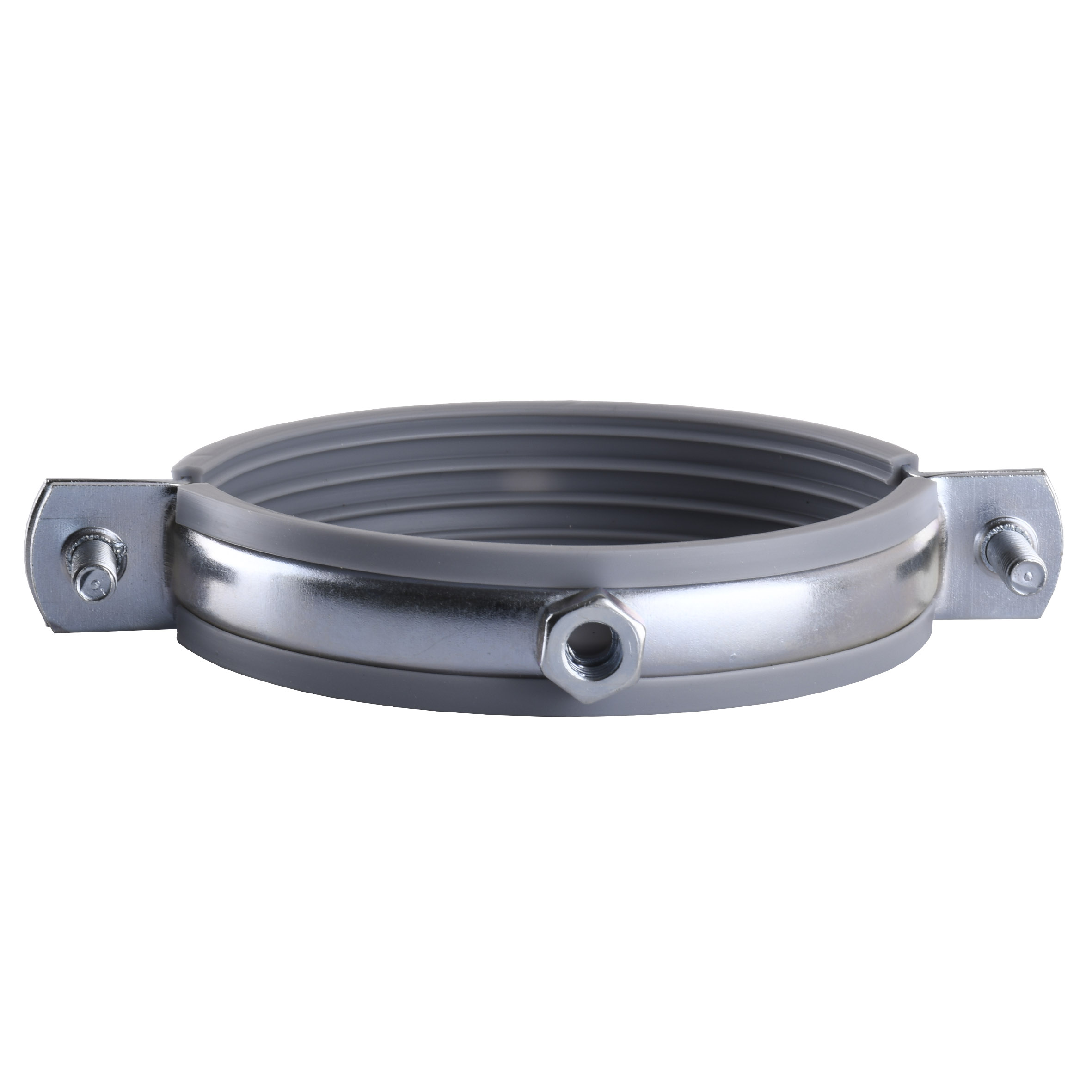 Хомут в зборi CR 3″ (85-94мм) з гвинтом-шурупом 8*100 та дюбелем в уп., сірий в інтернет-магазині Yago