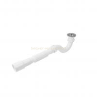 Сифон для душового піддона Lidz (WHI) 60 04 P002 00 прямоточний (вихід 40/50 мм)