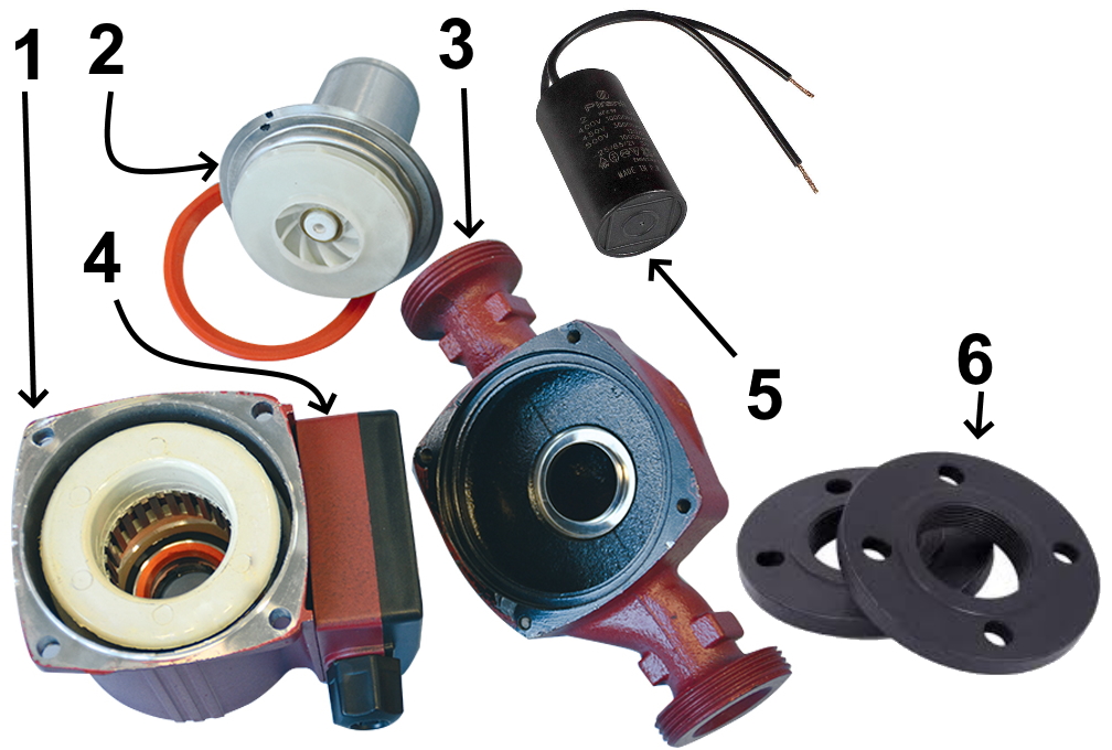 Насос циркуляційний фланцевий Optima OP50-180 245мм + кабель з вилкою в інтернет-магазині Yago