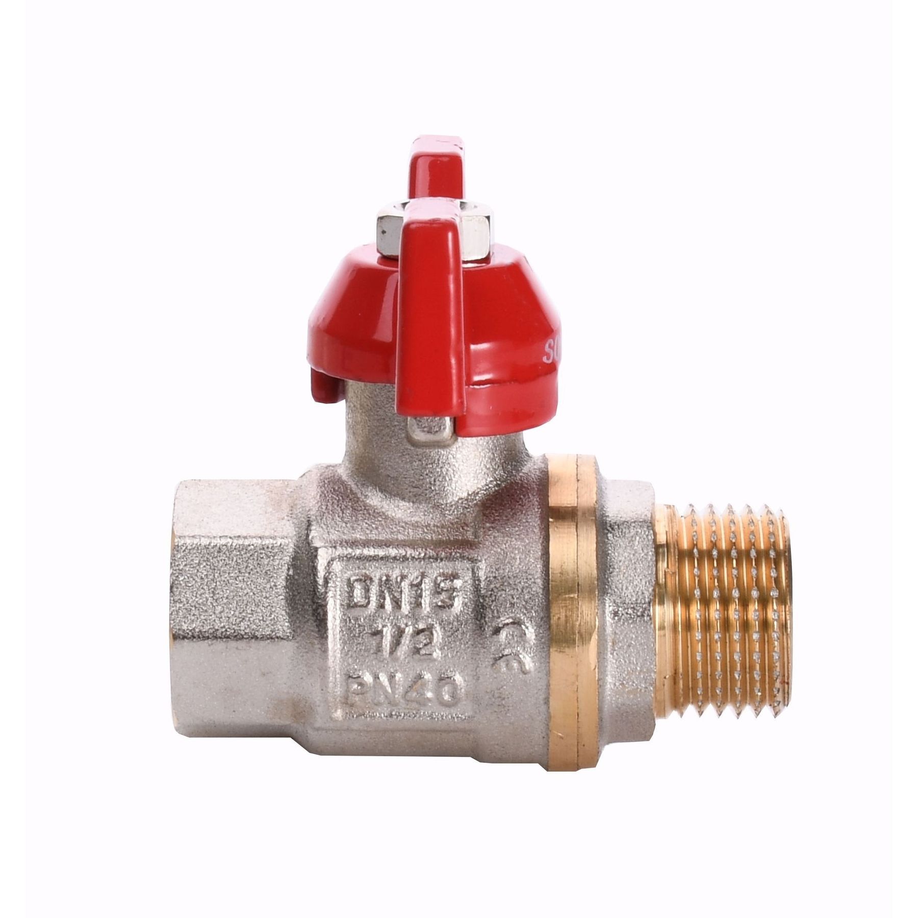 Кран кульовий прямий SOLOMON 1/2″ ЗВ КБ PN40 B1008 в інтернет-магазині Yago