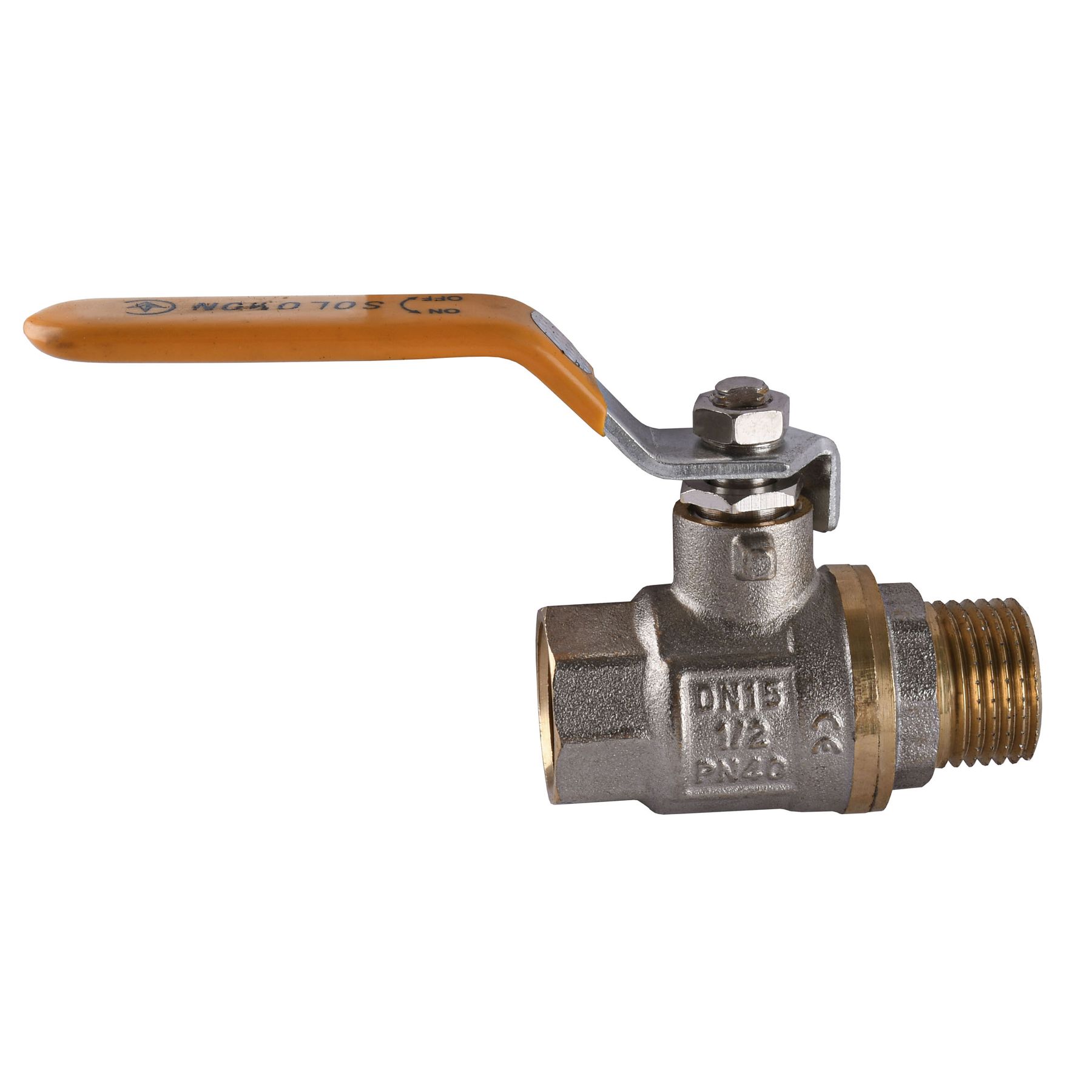 Кран кульовий прямий SOLOMON 1/2″ ЗВ ЖР PN40 B1002 в інтернет-магазині Yago