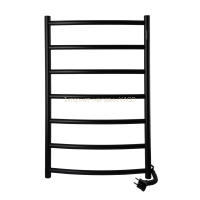 Рушникосушарка UNIO LD ER 700-500-7 BLK Драбинка Дуга електро чорна в інтернет-магазині Yago